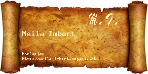 Meila Imbert névjegykártya